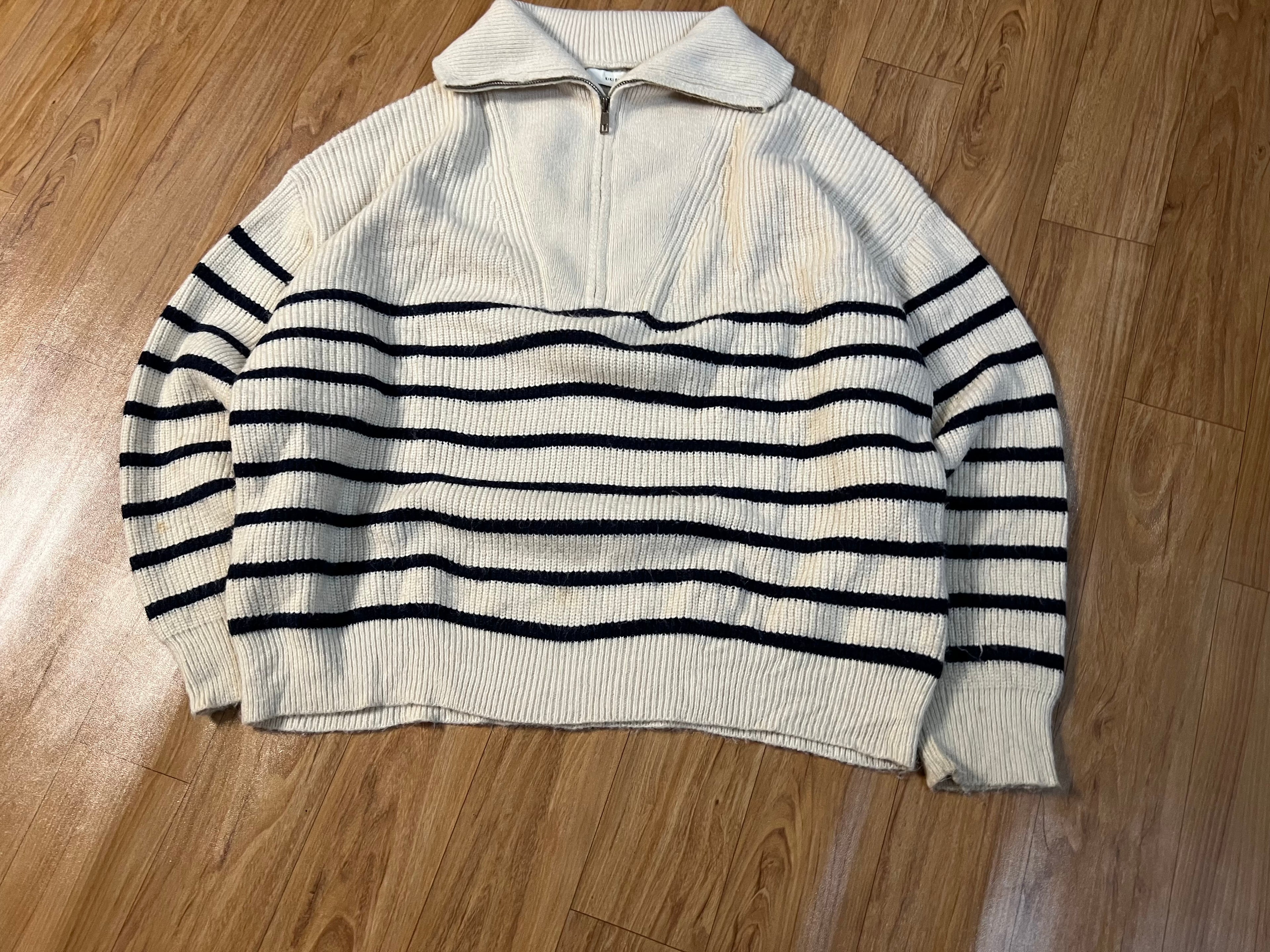 HALF ZIP SWEATER