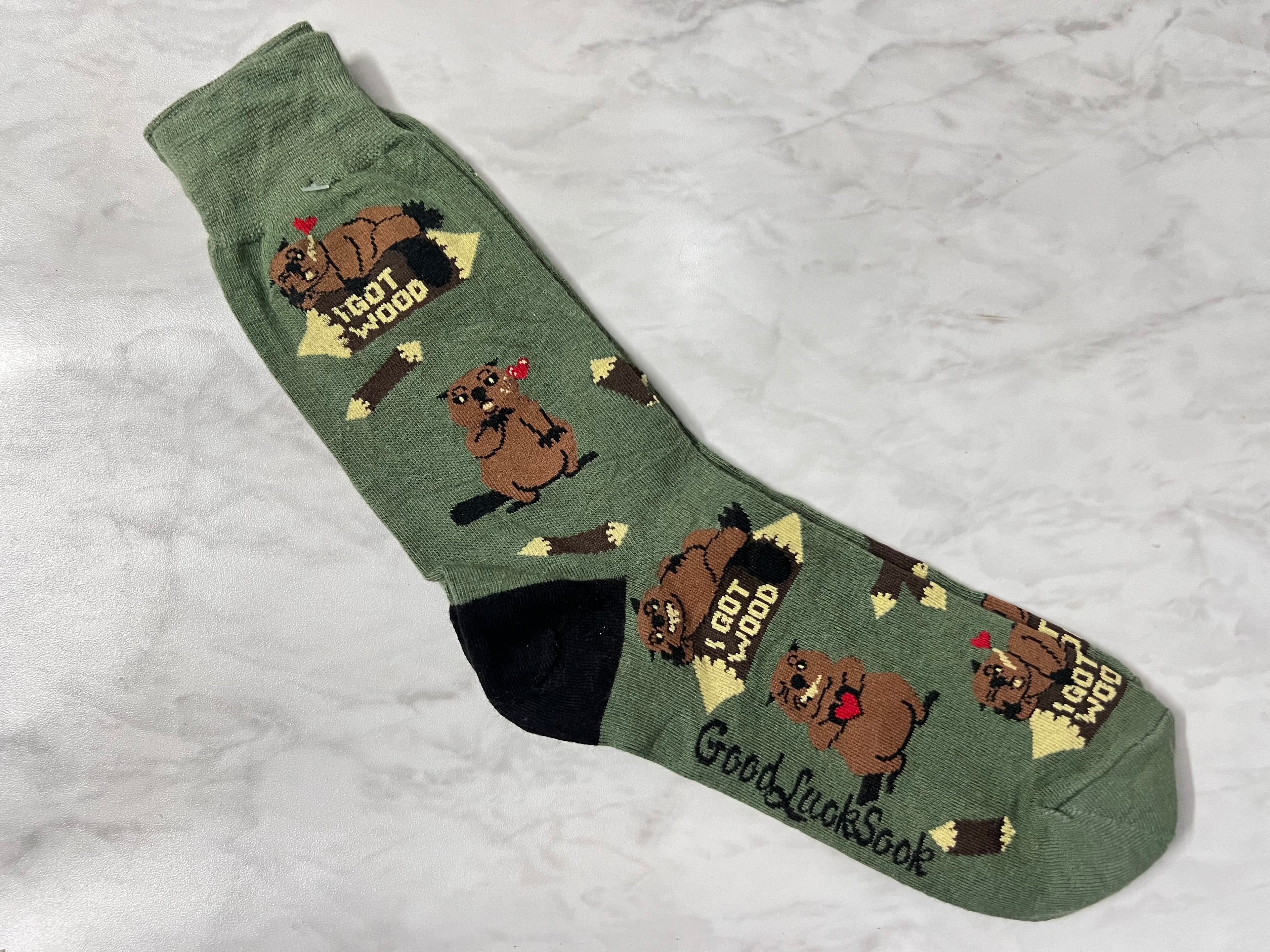 I GOT WOOD SOCKS