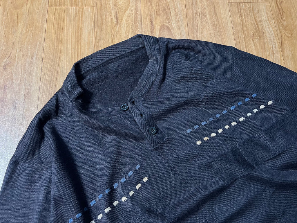 Button Mock Sweater