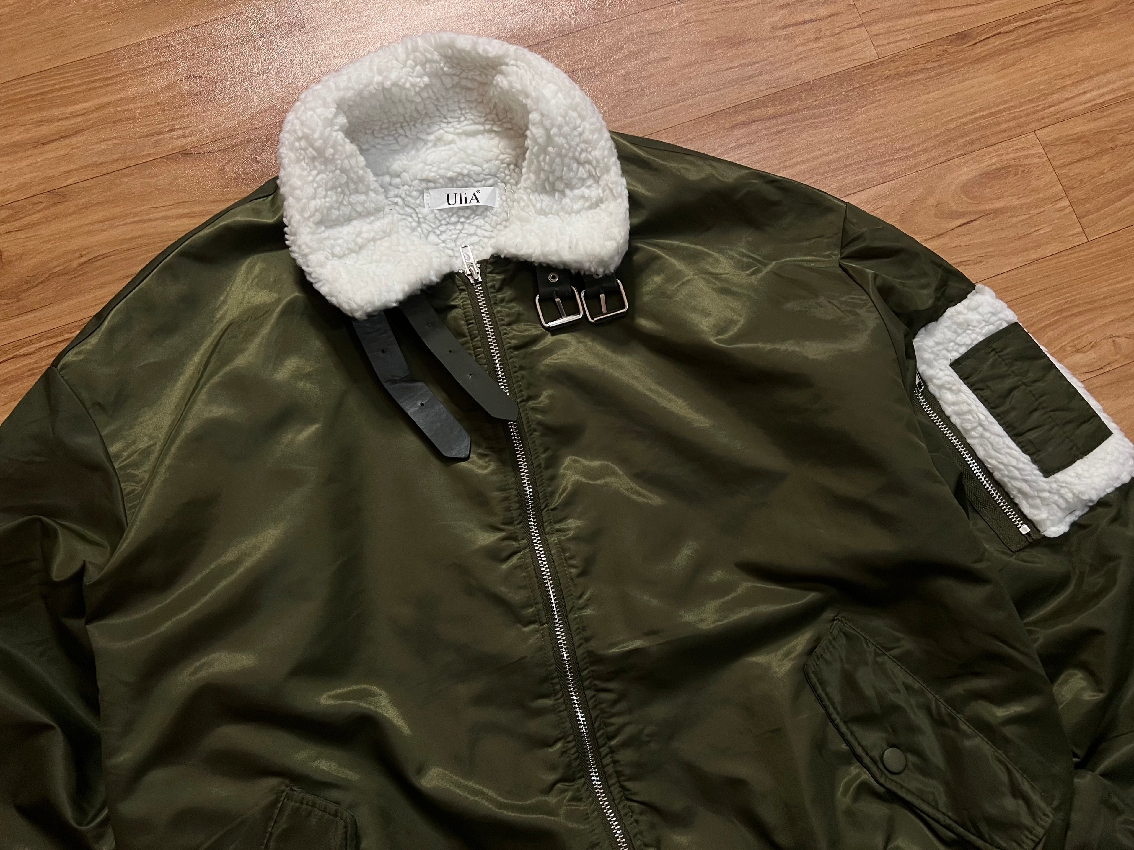 FLEECE BOMBER JACKET