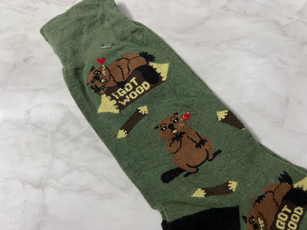 I GOT WOOD SOCKS