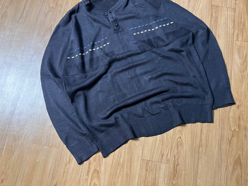 Button Mock Sweater