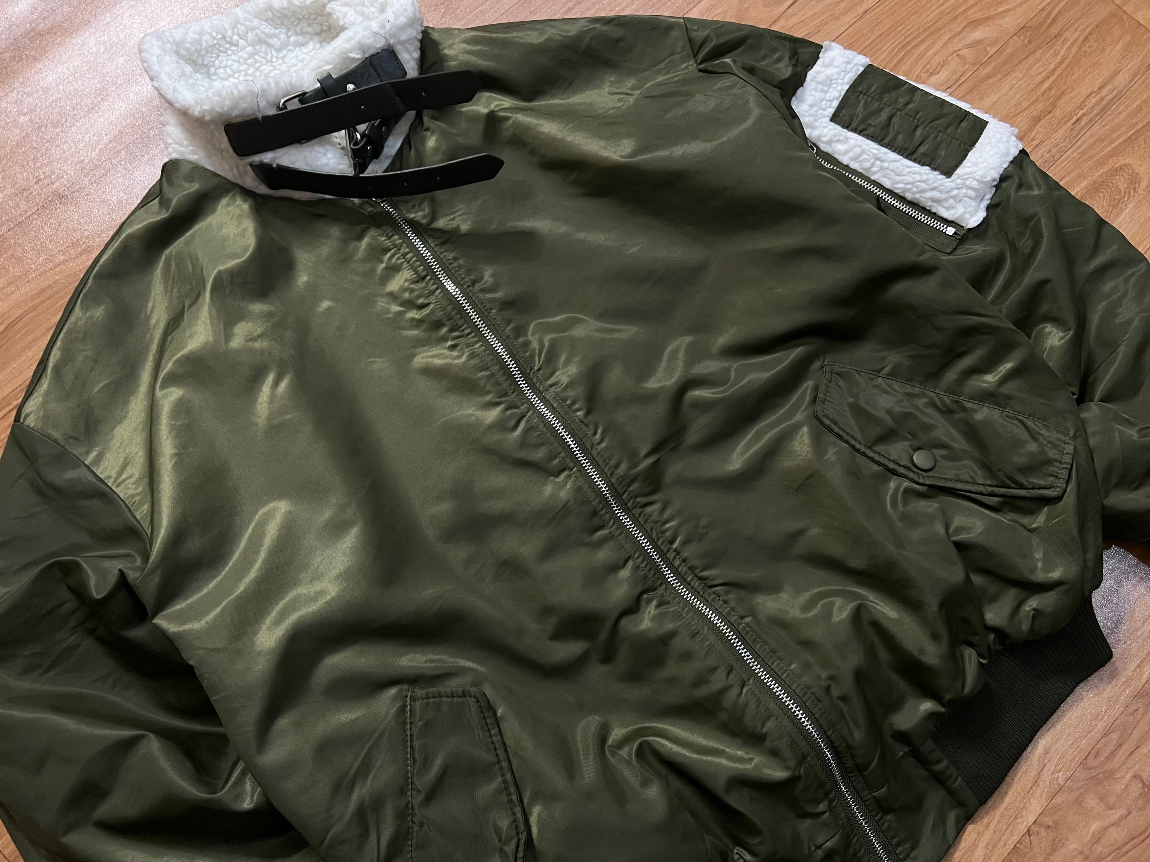 FLEECE BOMBER JACKET