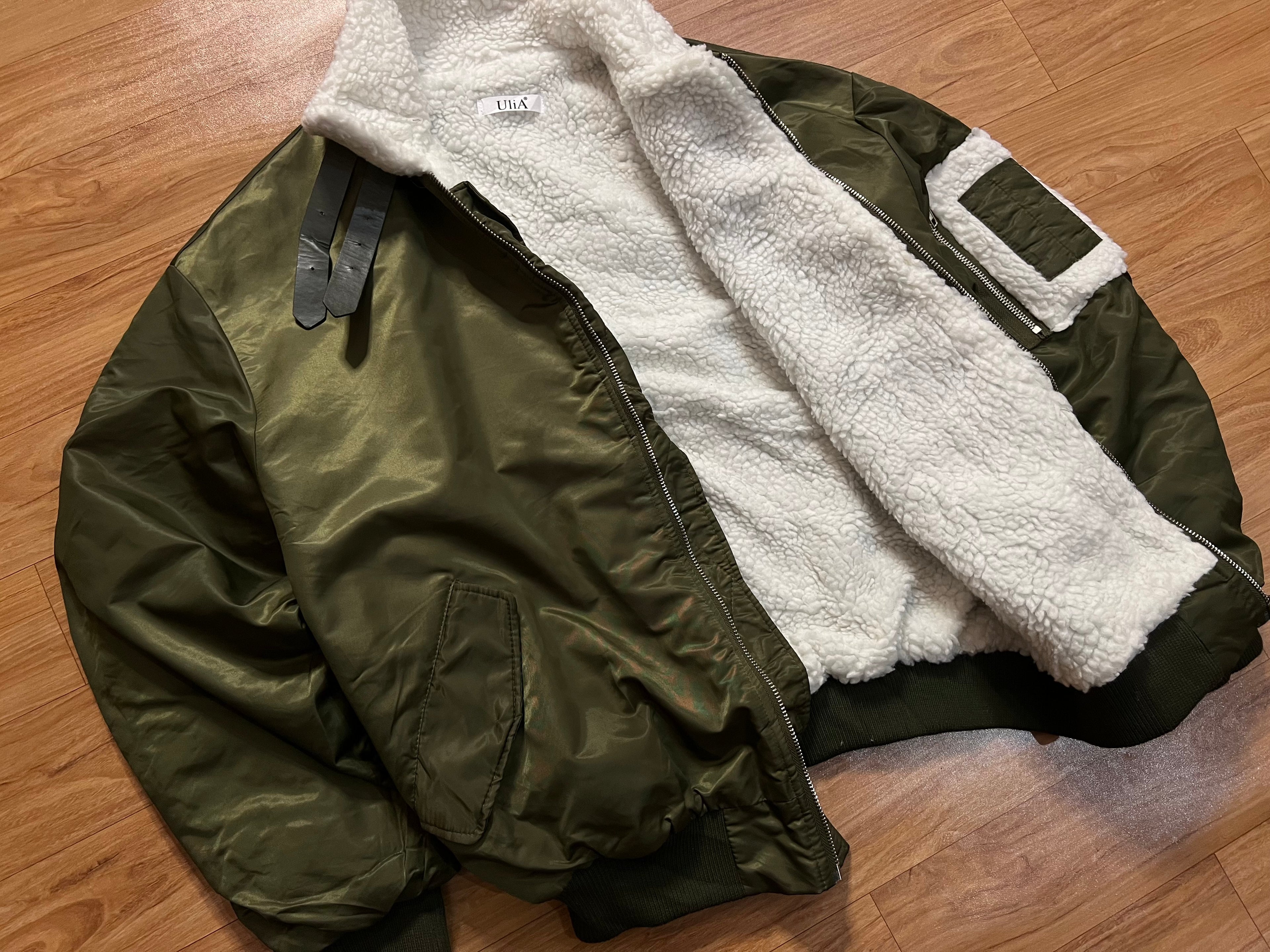 FLEECE BOMBER JACKET